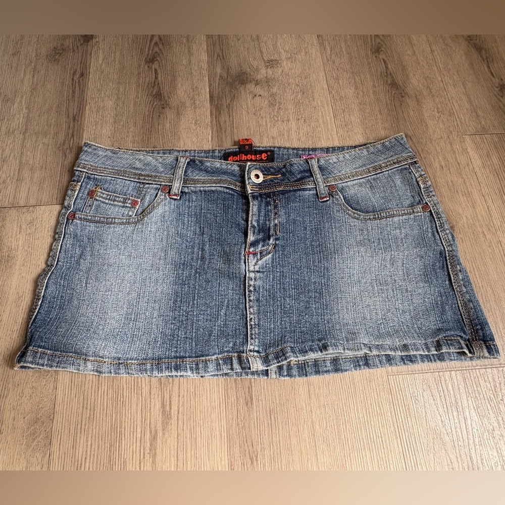 Dollhouse Blue Mini Skirt